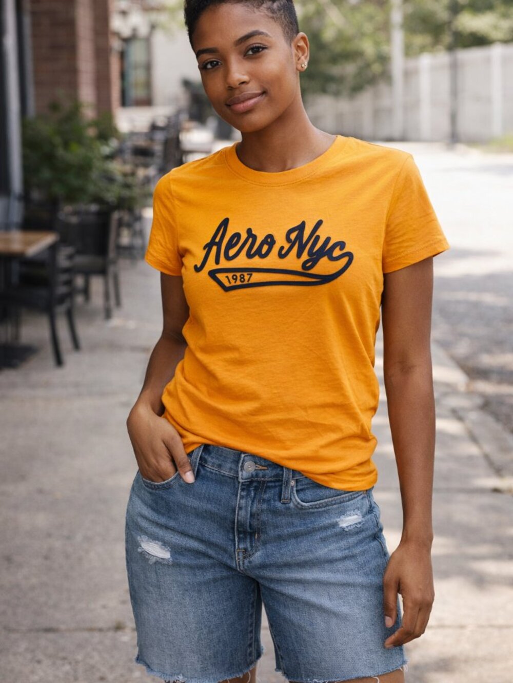 Aeropostale Womens XS Classic Crew and Denim Shorts NWT